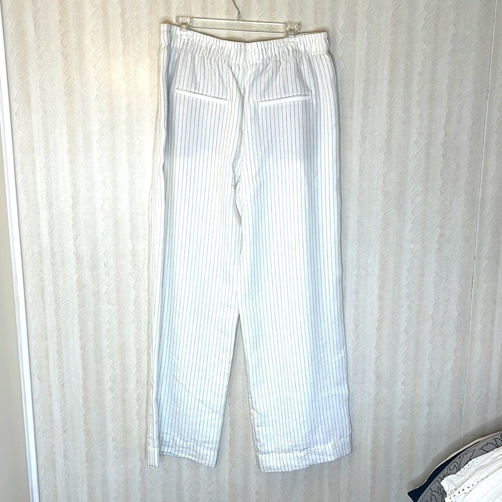 🆕 VINCE Soft Stripe drawstring Pull-On Pant Size XL - Picture 5 of 8